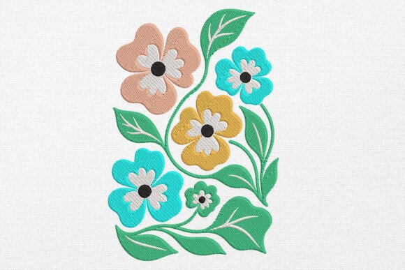 Boho Embroidery Flower Design: A Charming Addition