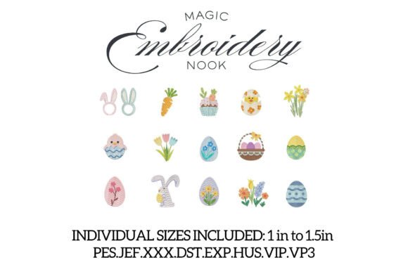Charming Mini Spring Easter Bundle X 15 Designs