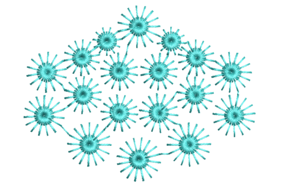 Floral Shape Embroidery Design: A Modern Classic