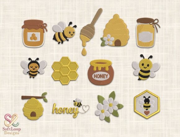 Honeybee Embroidery Bundle: A Sweet Addition