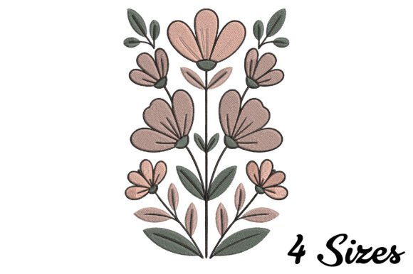 Scandinavian Floral Embroidery: Nordic Elegance